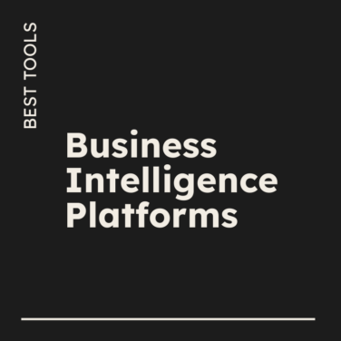 Business intelligence platforms best tools 31917