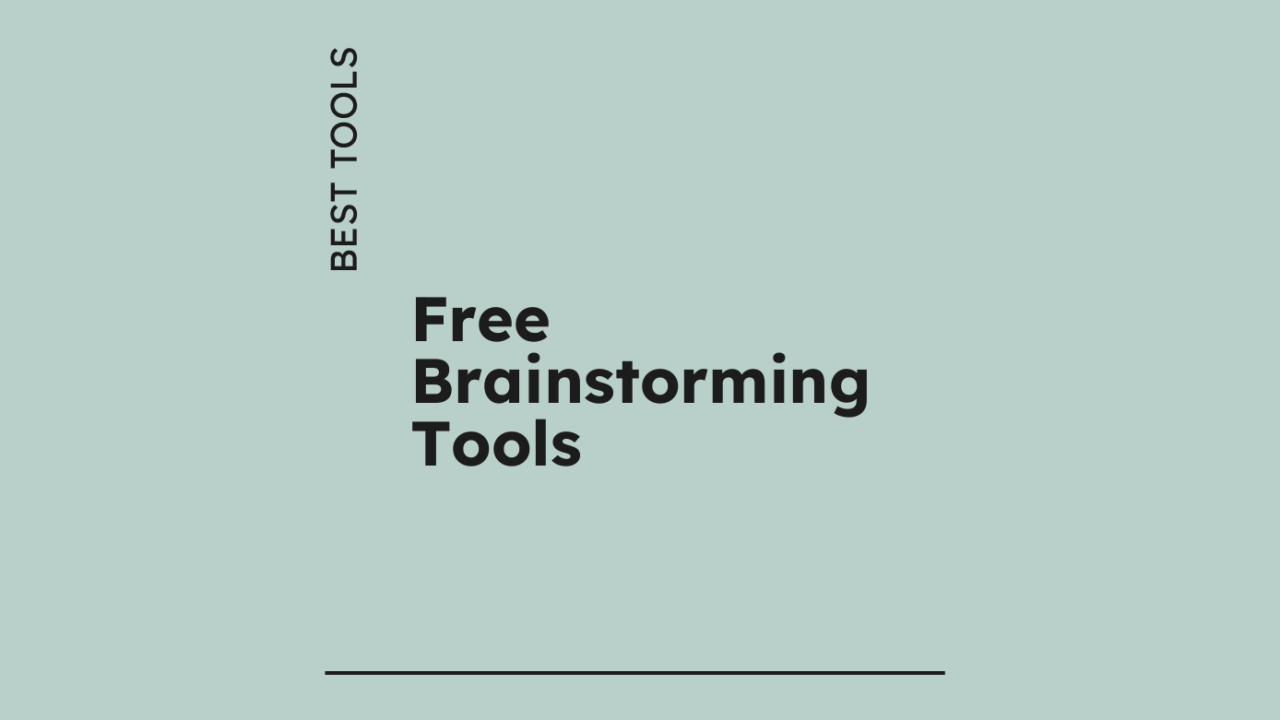 Free brainstorming tools best tools 71338