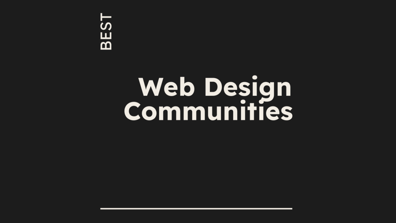 Web design communities generic best of 71143