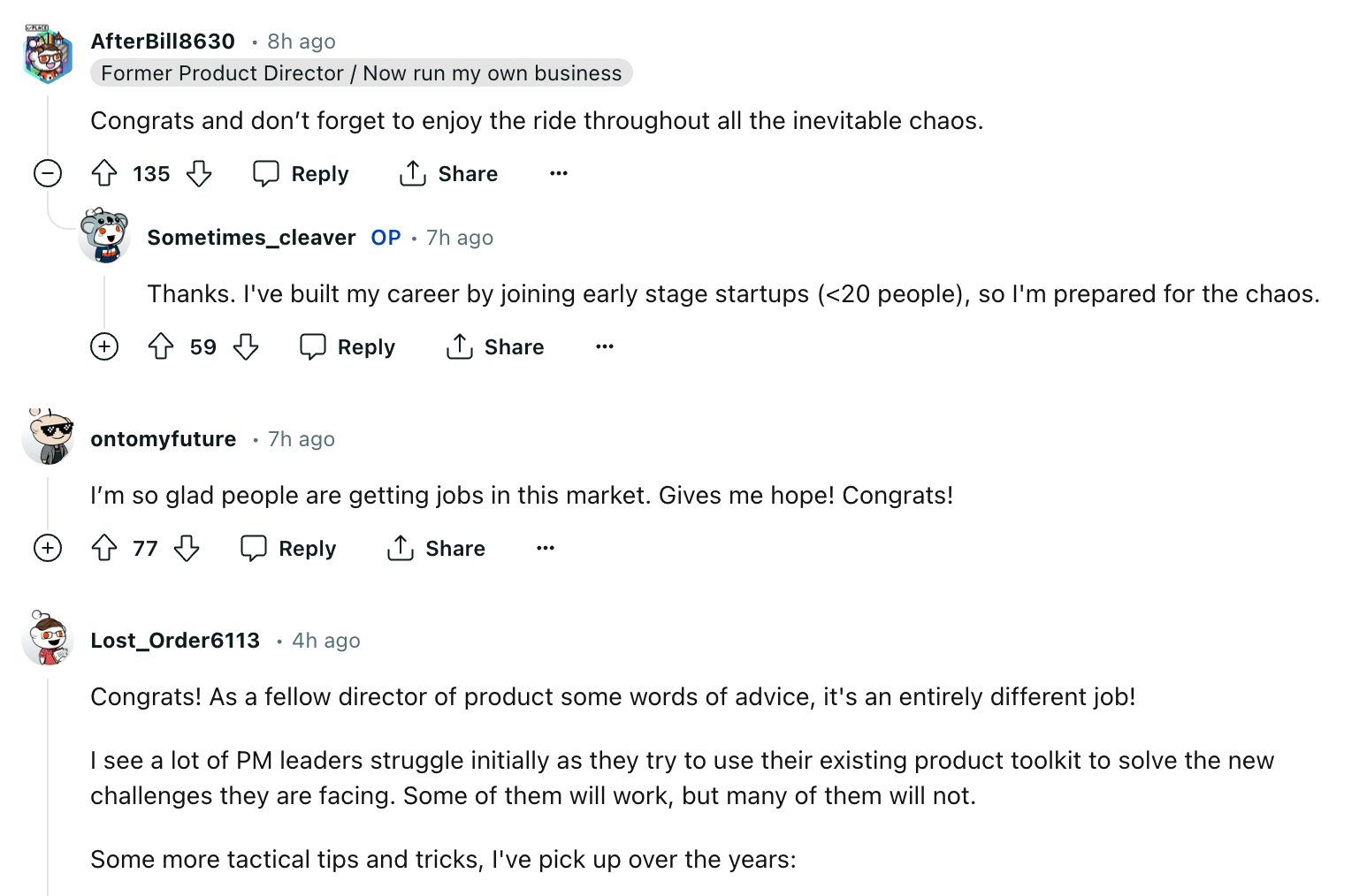 screenshot van Reddit